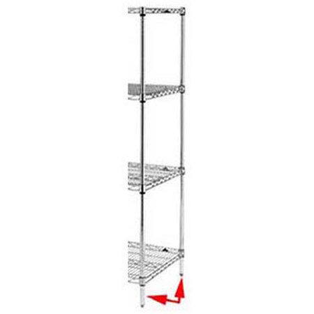 METRO Post, Shelf , 74", S/S, Metro 74PS